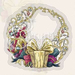 Joy Of Giving Frame Die Set