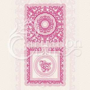Hanging Bauble Card Shape