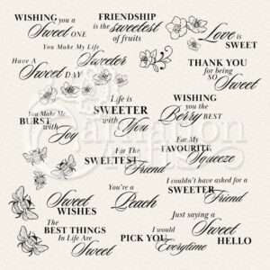 Sweet Sentiments Stamp Set