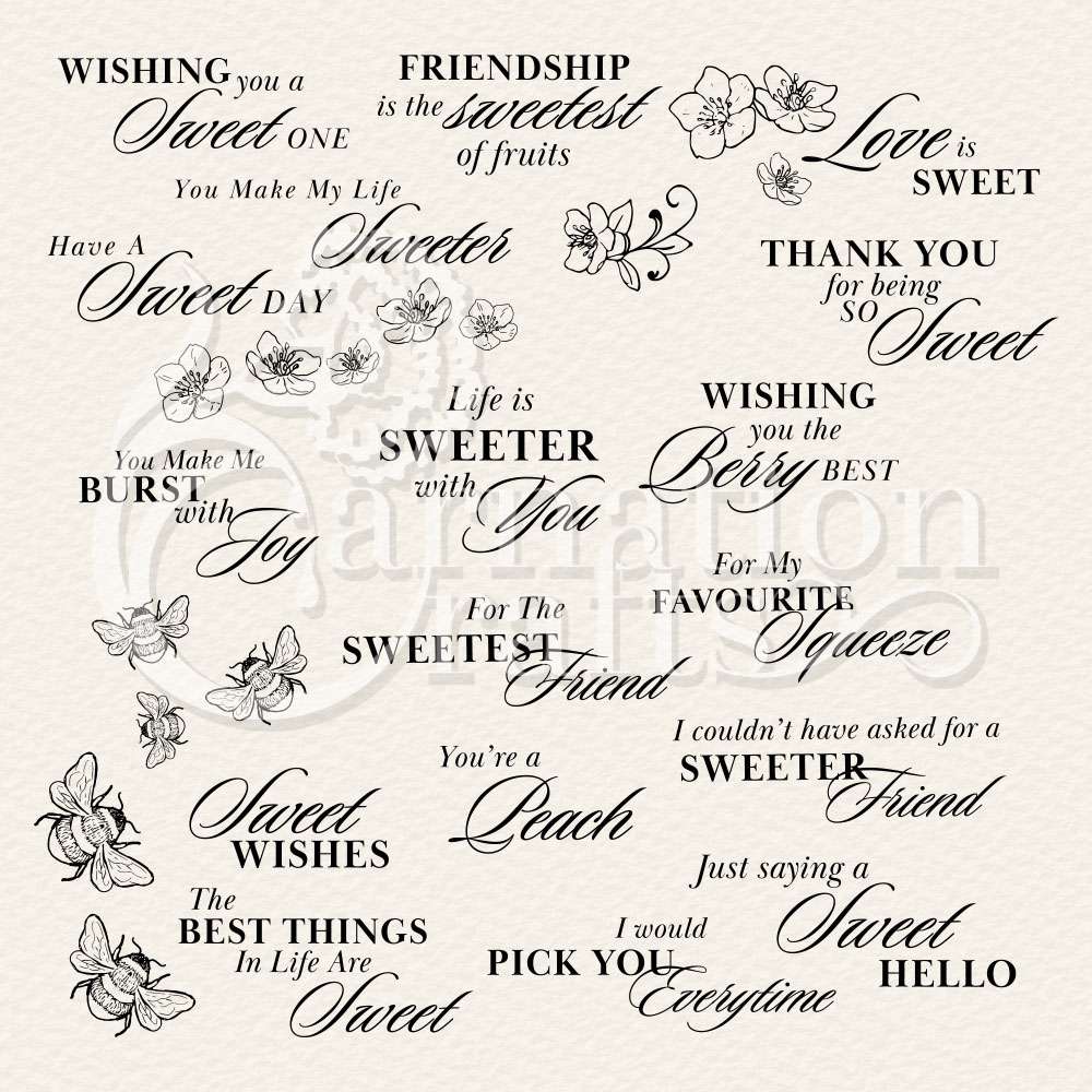 Sweet Sentiments Stamp Set