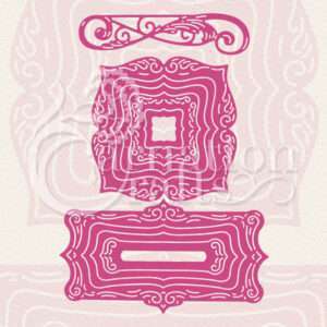 Fancy labels Die Set