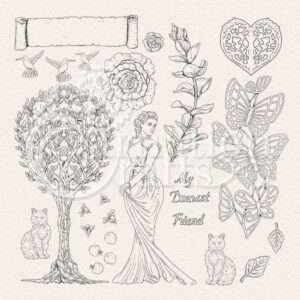 Close To The Hearts Stamp Set 2