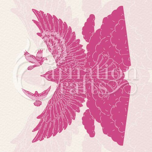 Soaring Dove 3D card Shape Die Set
