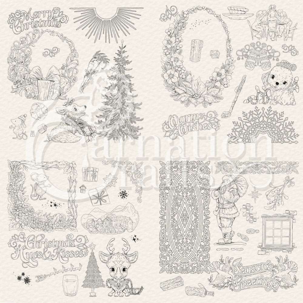 Christmas Celebrations Stamp Collection