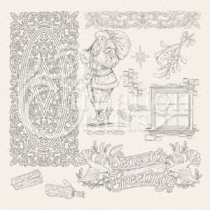 Christmas Celebrations Stamp Set 4