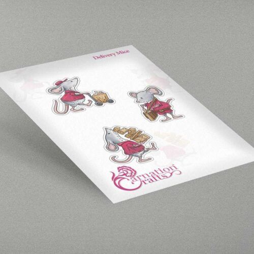 Carnation Crafts Delivery Mice Die Set