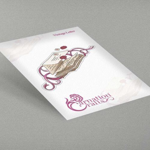 Carnation Crafts Vintage Letter Die Set