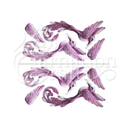 Carnation Crafts Hummingbirds Vignette Downloads - Vignette 3