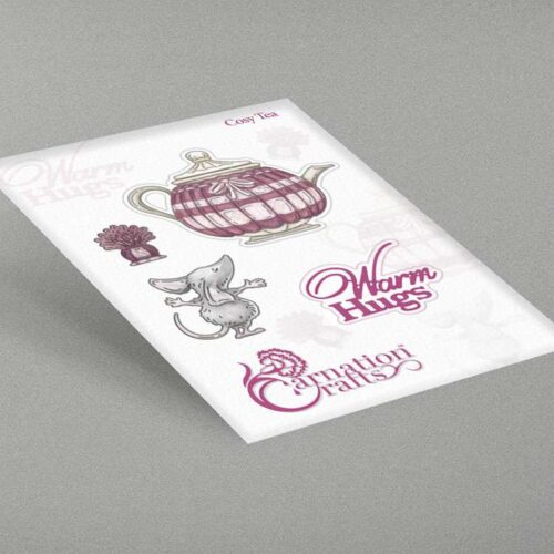 Carnation Crafts Cosy Tea Die Set