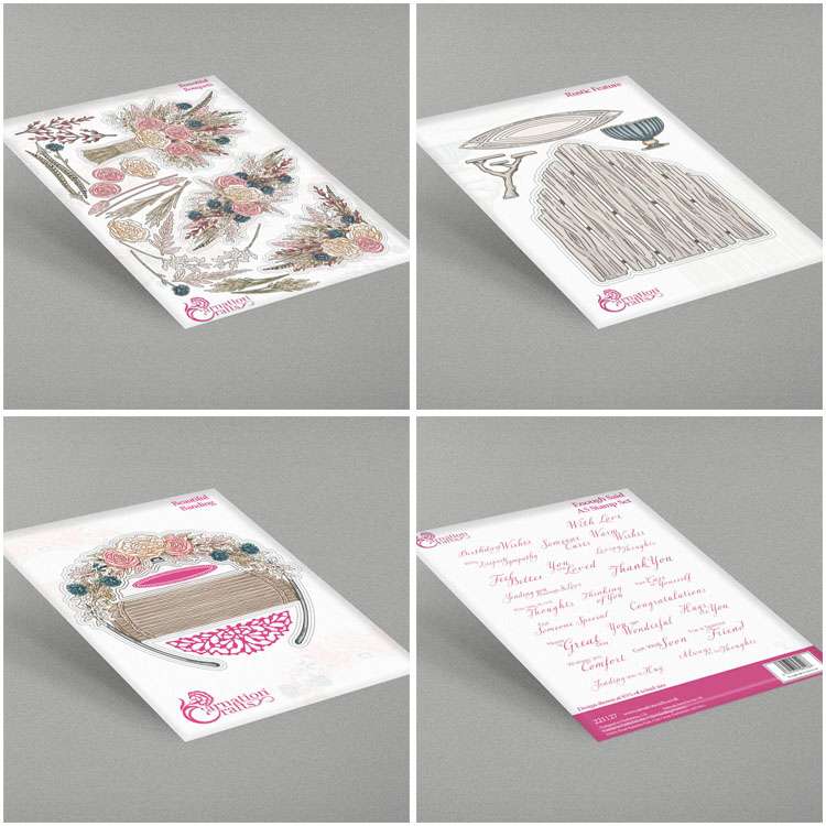 Carnation Crafts Before the Rainbow Floral Stamp Set – Carnation