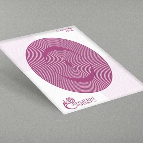 Carnation Crafts Concentric Ovals Die Set