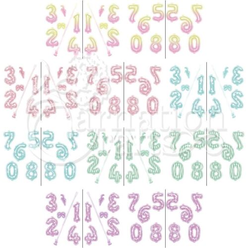 Carnation Crafts Time To Party Number Balloons Vignette Download