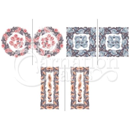 Carnation Crafts Fancy Floral Frame Collection Original Colourway Download
