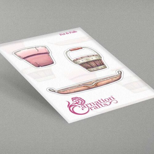 Carnation Crafts Pot & Pails Die Set