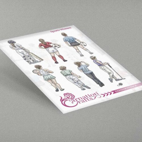 Carnation Crafts Sports Women Die Set