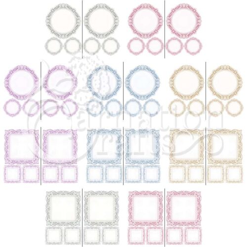 Carnation Crafts Weathered Frame Collection Complete Colourway Download