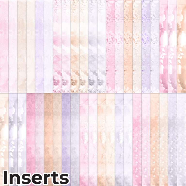 Carnation Crafts Floral Embrace Insert Papers Download - Carnation Crafts