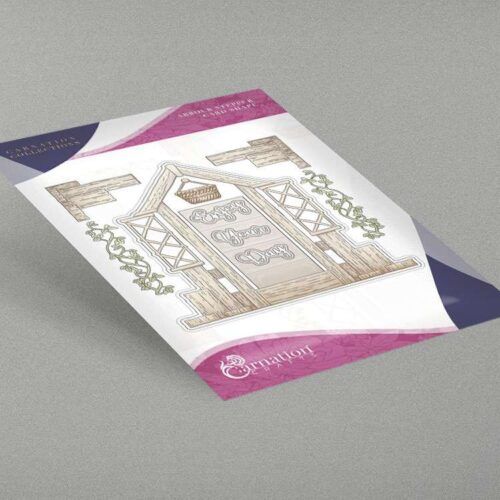 Carnation Crafts Arbour Stepper Card Shape Die Set