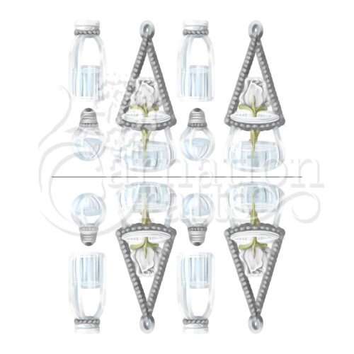 Carnation Crafts Hanging Glassware Vignette Downloads - Vignette 5