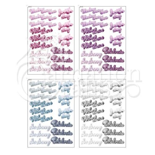 Carnation Crafts Fine Serenity USB Just To Say Sentiments Additional Vignette Downloads