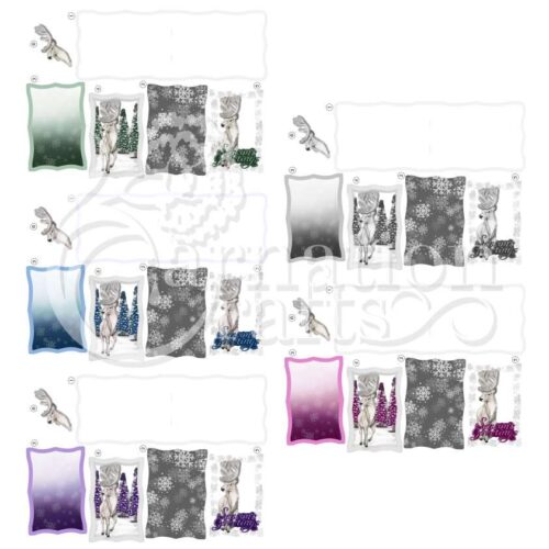 Carnation Crafts Season's Greetings Quick Card Vignette Downloads
