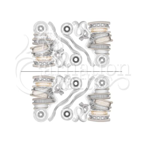 Carnation Crafts Reels of Ribbon Vignette Downloads - Vignette 5