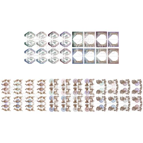 Carnation Crafts Tranquil Times Frames & Fauna Collection Complete Colourway Vignette Download