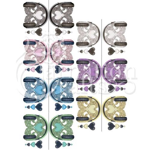 Carnation Crafts Headphones Vignette Downloads