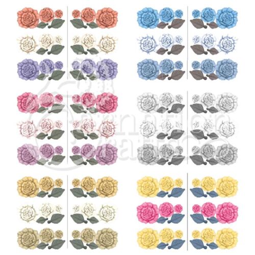 Carnation Crafts Vintage Dreams Vintage Blooms Vignette Downloads