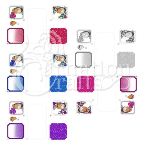 Carnation Crafts Joys of Christmas Quick Card Vignette Downloads