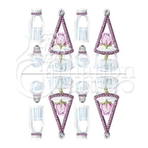 Carnation Crafts Hanging Glassware Vignette Downloads - Vignette 3