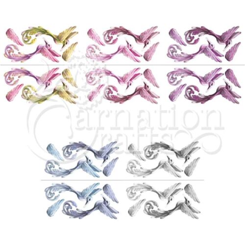 Carnation Crafts Hummingbirds Vignette Downloads