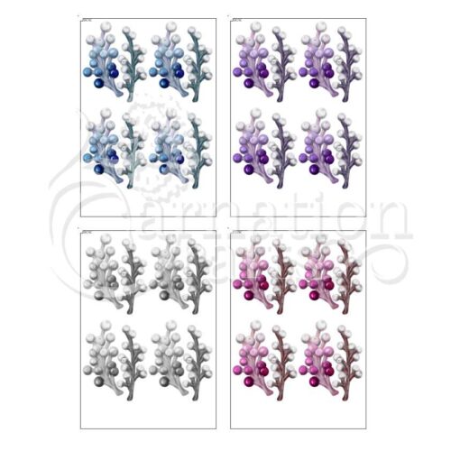 Carnation Crafts Carnation Christmas USB Burst Of Berries Additional Vignette Downloads