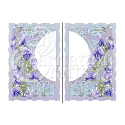 Carnation Crafts Floral Happy Birthday Vignette Downloads - Vignette 3