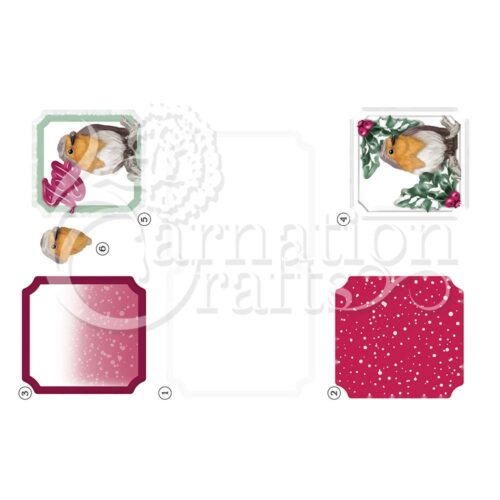 Carnation Crafts Joys of Christmas Quick Card Vignette Downloads - Vignette 1