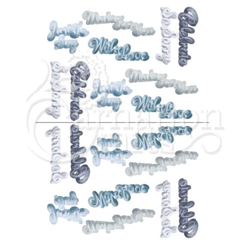 Carnation Crafts Just To Say Sentiments Vignette Downloads - Vignette 4
