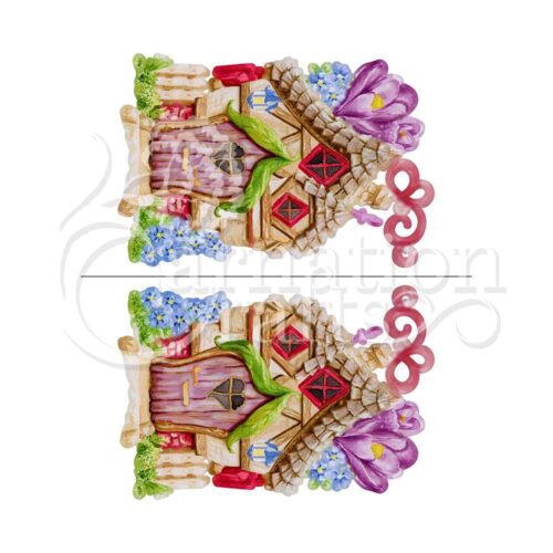 Carnation Crafts Fairy House Vignette Downloads - Vignette 1