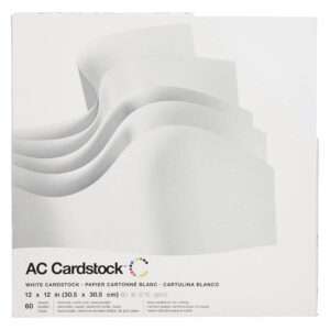 American Crafts Variety Cardstock Pack 12x12 60-pkg-brights