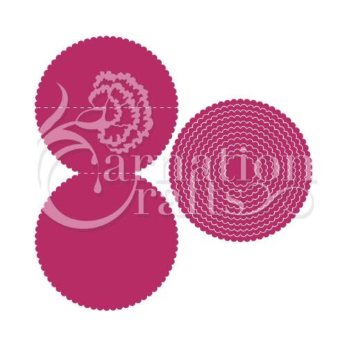 Scalloped Circle Easel Card ECM Download