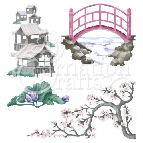 Cherry Blossom Card Shape ECM Download