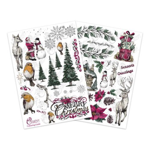 Carnation Crafts A Christmas Eve Stamps Colouring Guide