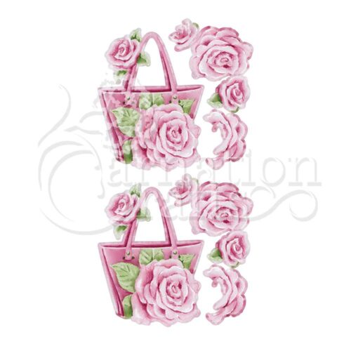 Carnation Crafts Rose Handbag Vignette Downloads - Vignette 1