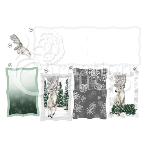 Carnation Crafts Season's Greetings Quick Card Vignette Downloads - Vignette 1