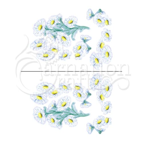 Carnation Crafts Daisy Spray Vignette Downloads - Vignette 3