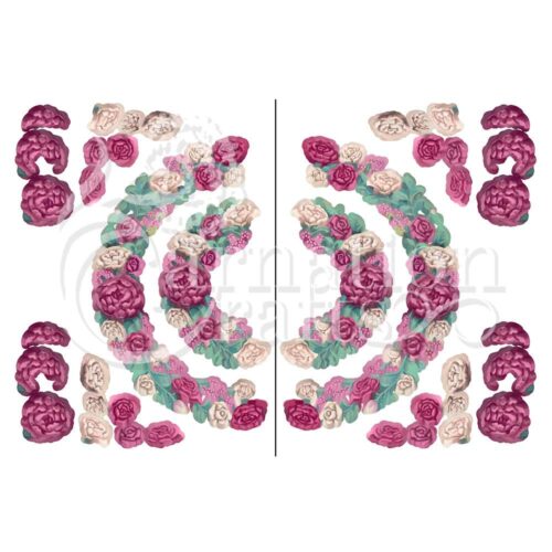 Carnation Crafts Half & Half Circle Vignette Downloads - Vignette 1