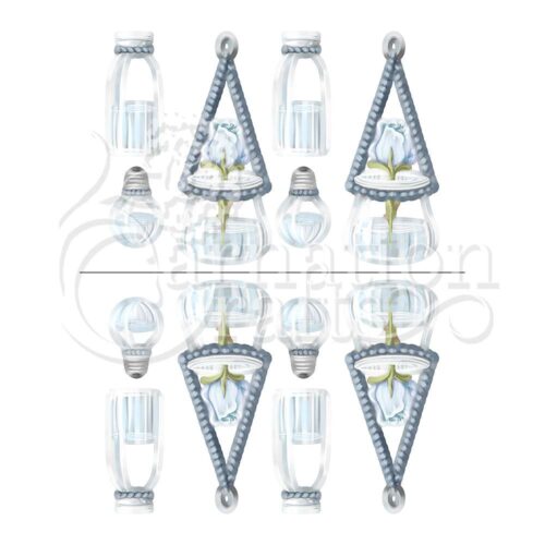 Carnation Crafts Hanging Glassware Vignette Downloads - Vignette 4