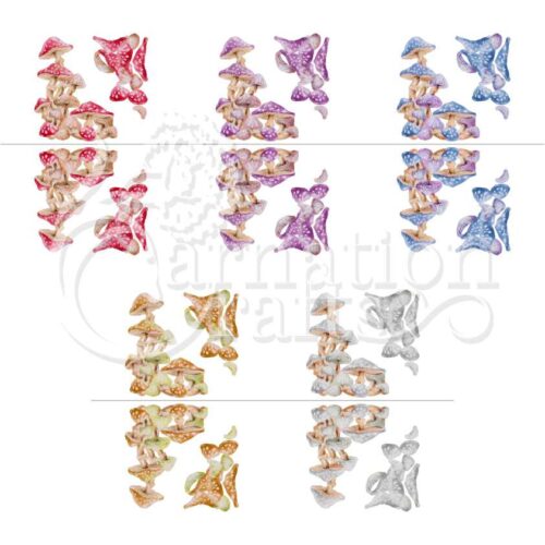Carnation Crafts Toadstool Flurry Vignette Downloads