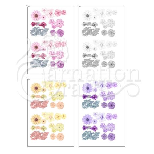 Carnation Crafts Into The Woods USB Flower Accents Additional Vignette Downloads
