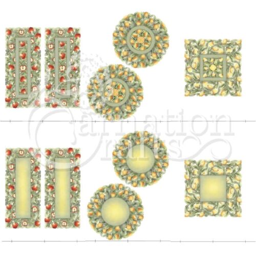 Carnation Crafts Fruit Frame Collection Original Colourway Download