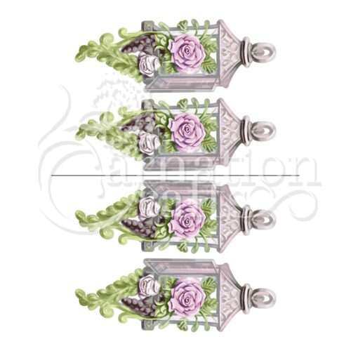 Carnation Crafts Floral Lantern Vignette Downloads - Vignette 2
